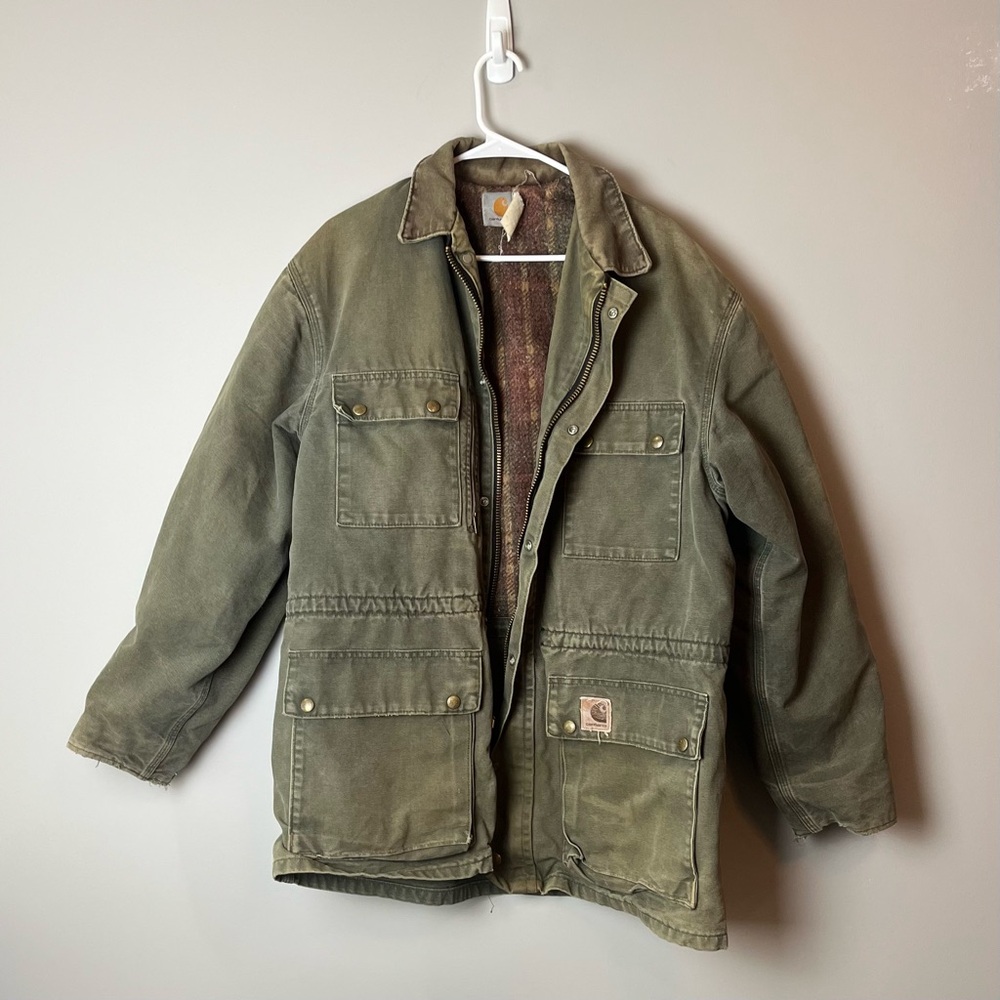 Carhartt Olive Green Work Jacket